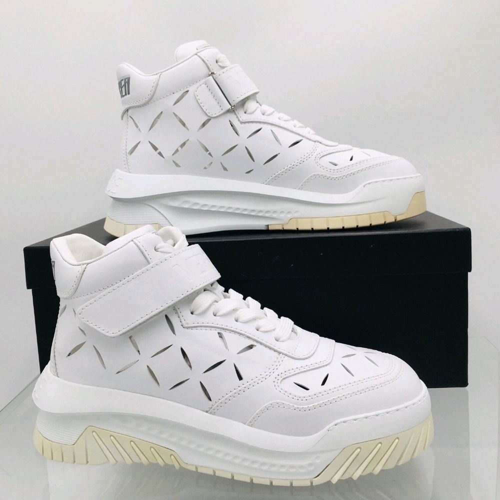 Versace Odissea Sneaker 'Cut-Out - Optical White' US Mens 11 - Picture 6 of 13